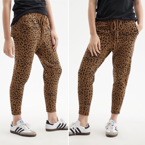 Nili Lotan Pants - SOLD♦️NILI LOTAN Whiskey Leopard Pants Cotton $325